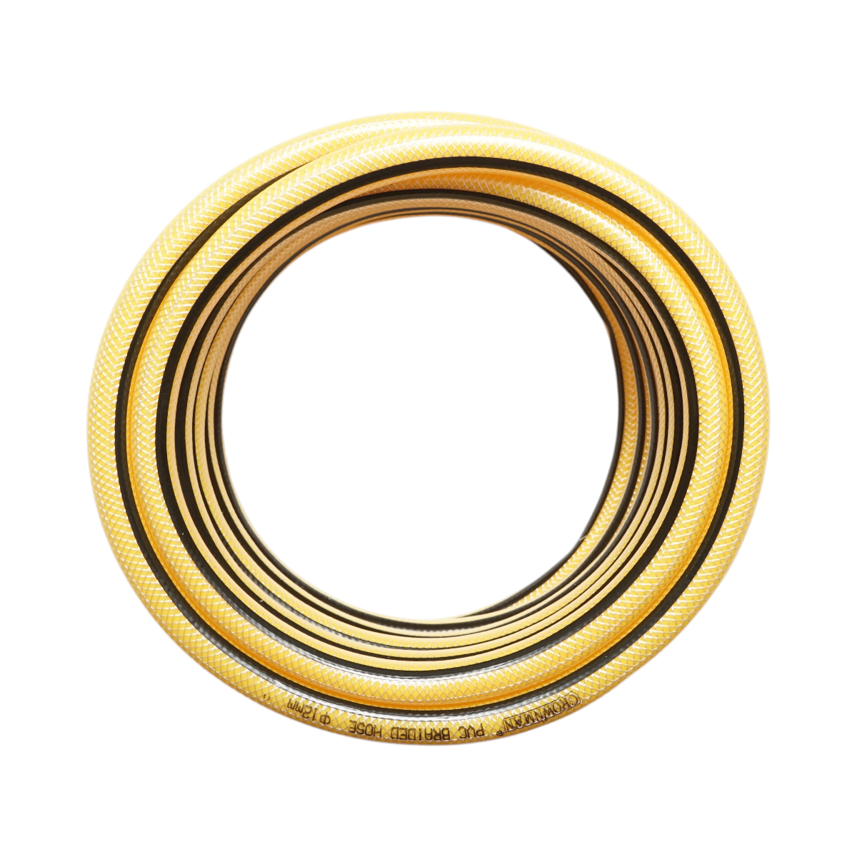 Set rola 7.5m furtun gradina PVC impletit 1/2 inch cu duza stropit reglabila, conectori si adaptor robinet 3/4-1/2 inch Crownman - imagine 3