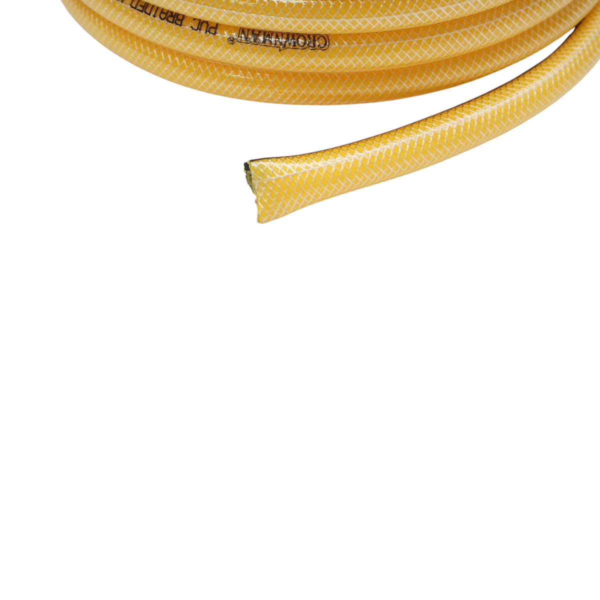 Set rola 7.5m furtun gradina PVC impletit 1/2 inch cu duza stropit reglabila, conectori si adaptor robinet 3/4-1/2 inch Crownman - imagine 5