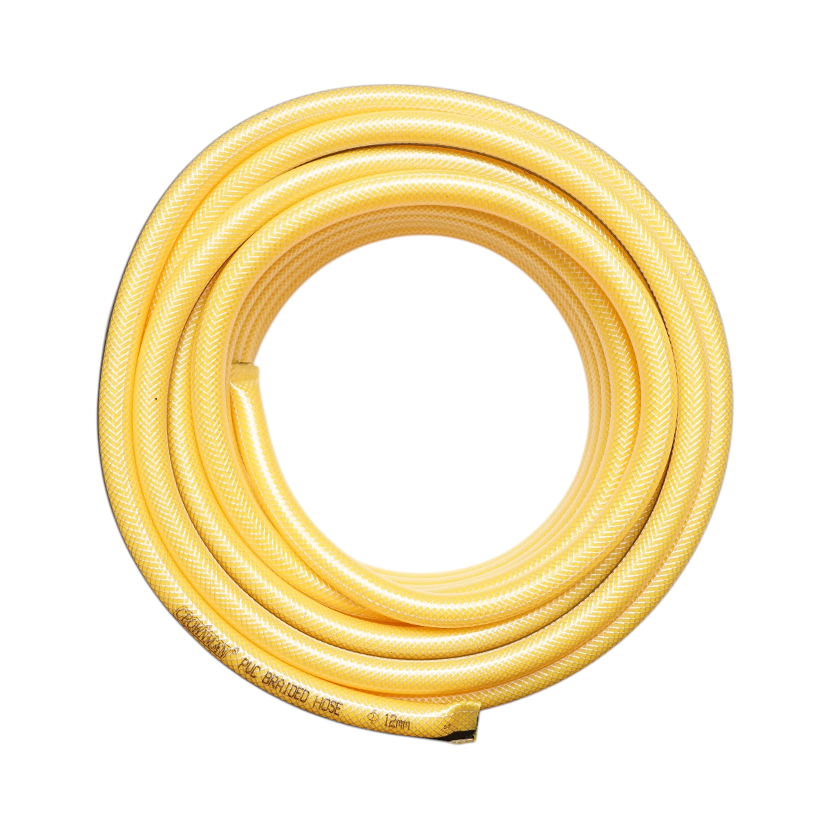 Set rola 15m furtun gradina PVC impletit 1/2 inch cu duza stropit reglabila, conectori si adaptor robinet 3/4-1/2 inch Crownman - imagine 3