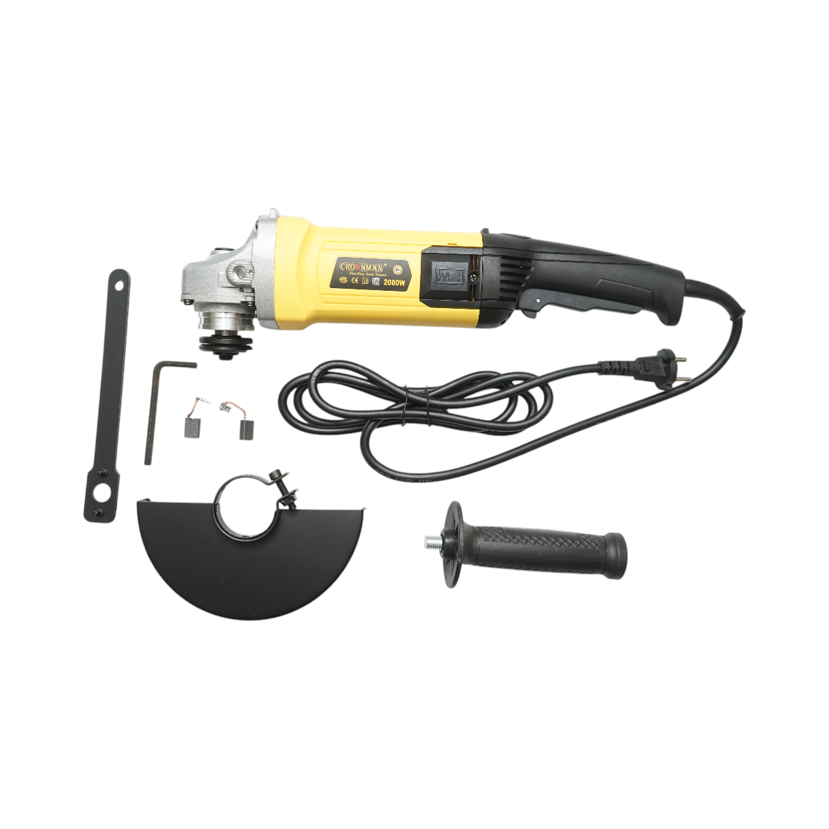 Polizor unghiular flex 2000W, 220V disc 180mm, turatie 8000 r/min Crownman - imagine 2
