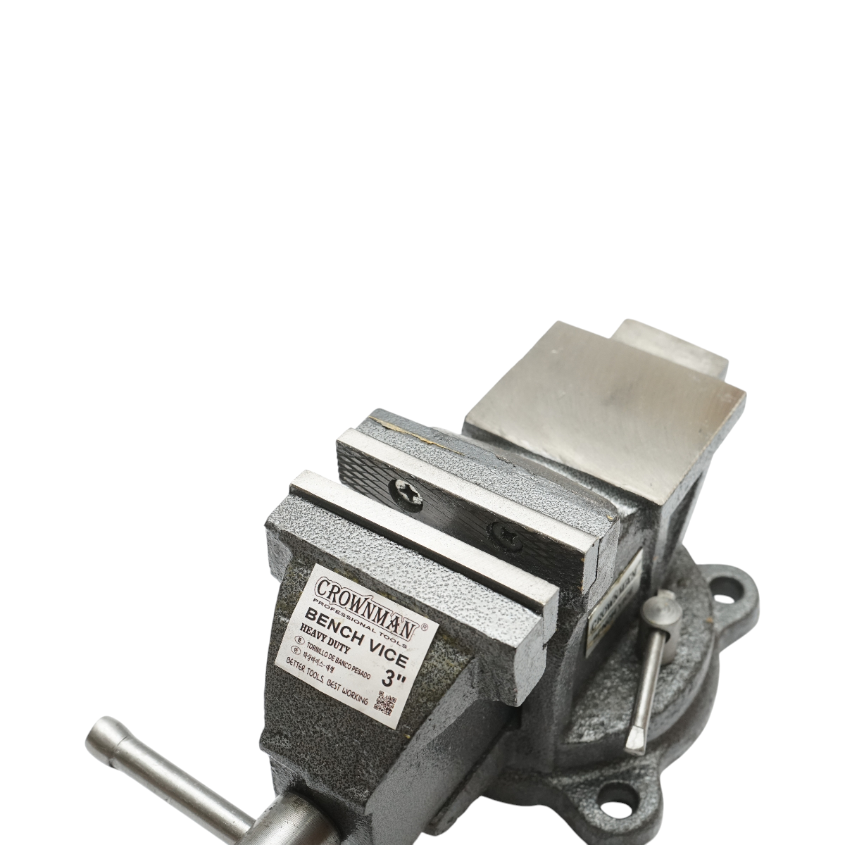 Menghina cu baza rotativa si nicovala 75mm Heavy Duty Crownman - imagine 4