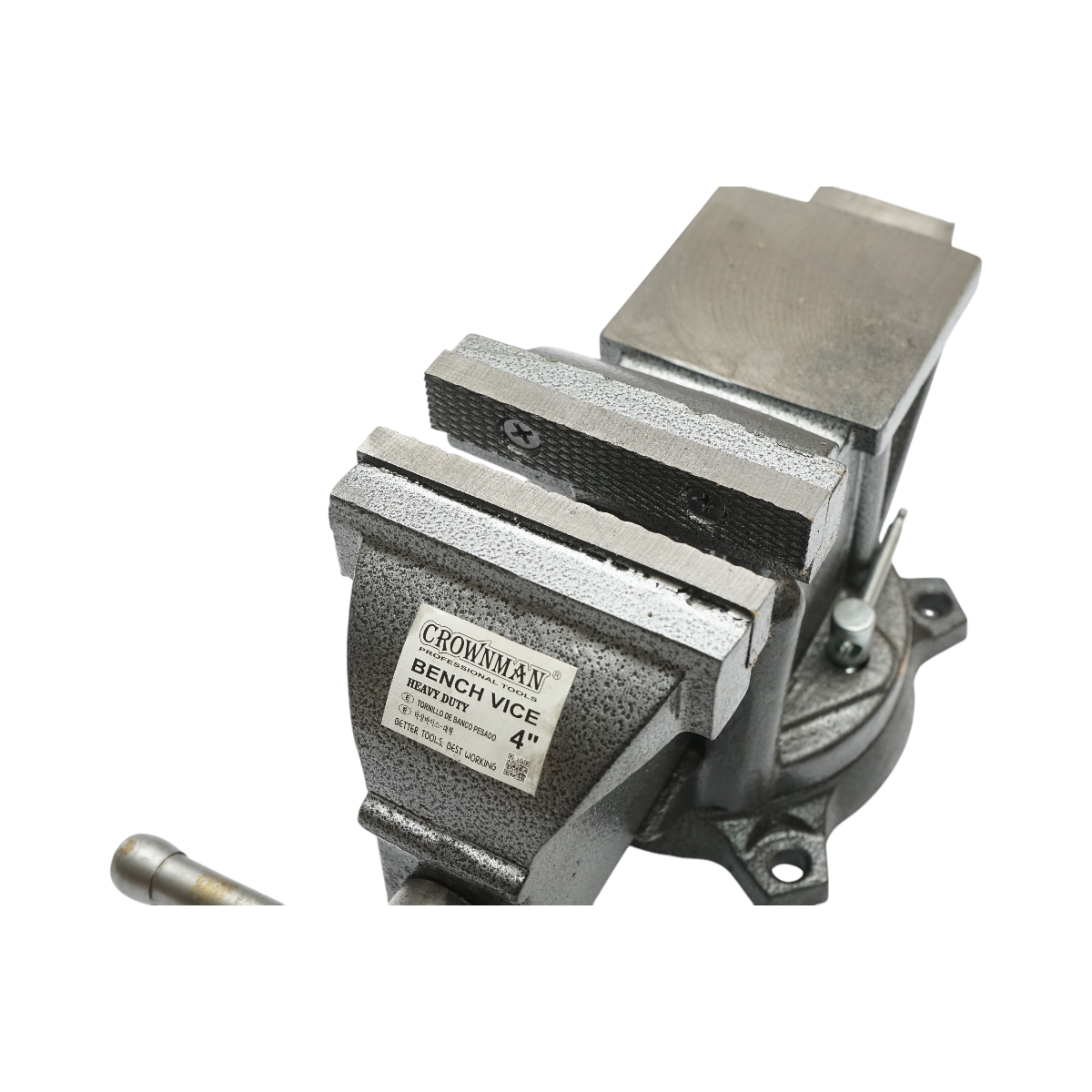 Menghina cu baza rotativa si nicovala 100mm Heavy Duty Crownman - imagine 4