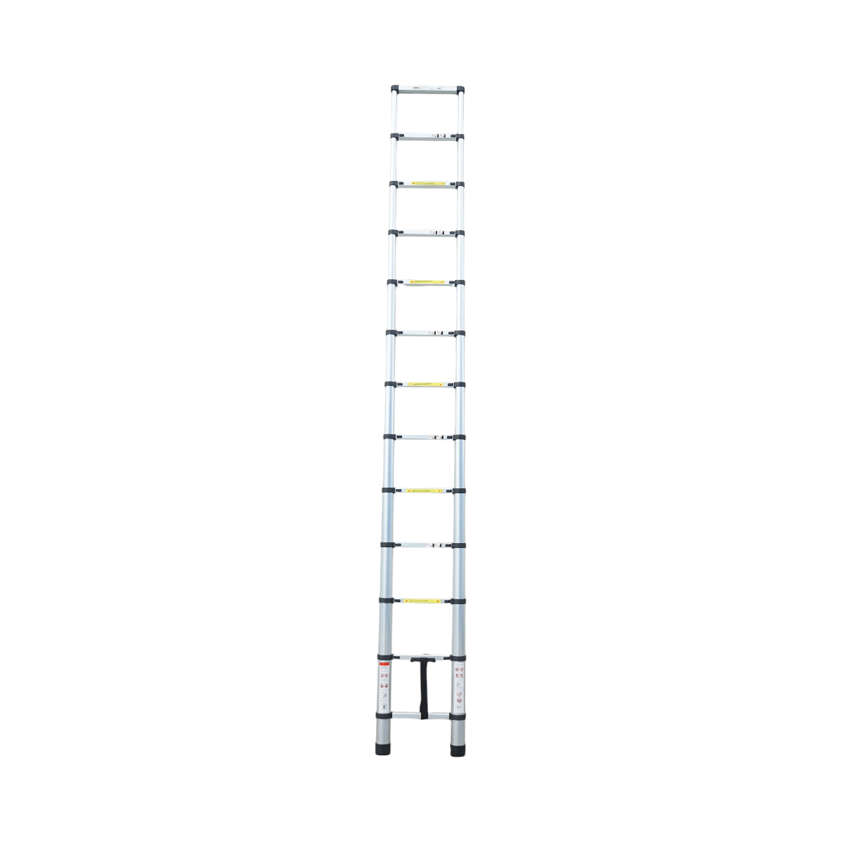 Scara aluminiu telescopica 3.8m, 13 trepte antiderapante, sarcina maxima 150kg Breckner Germany - imagine 3