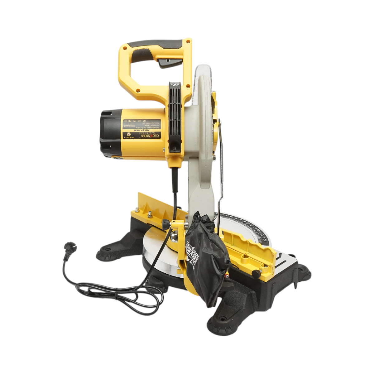 Fierastrau circular stationar 1850W, 220V, disc 255mm 40T, taiere inclinata 45°, 4200rpm Crownman - imagine 3