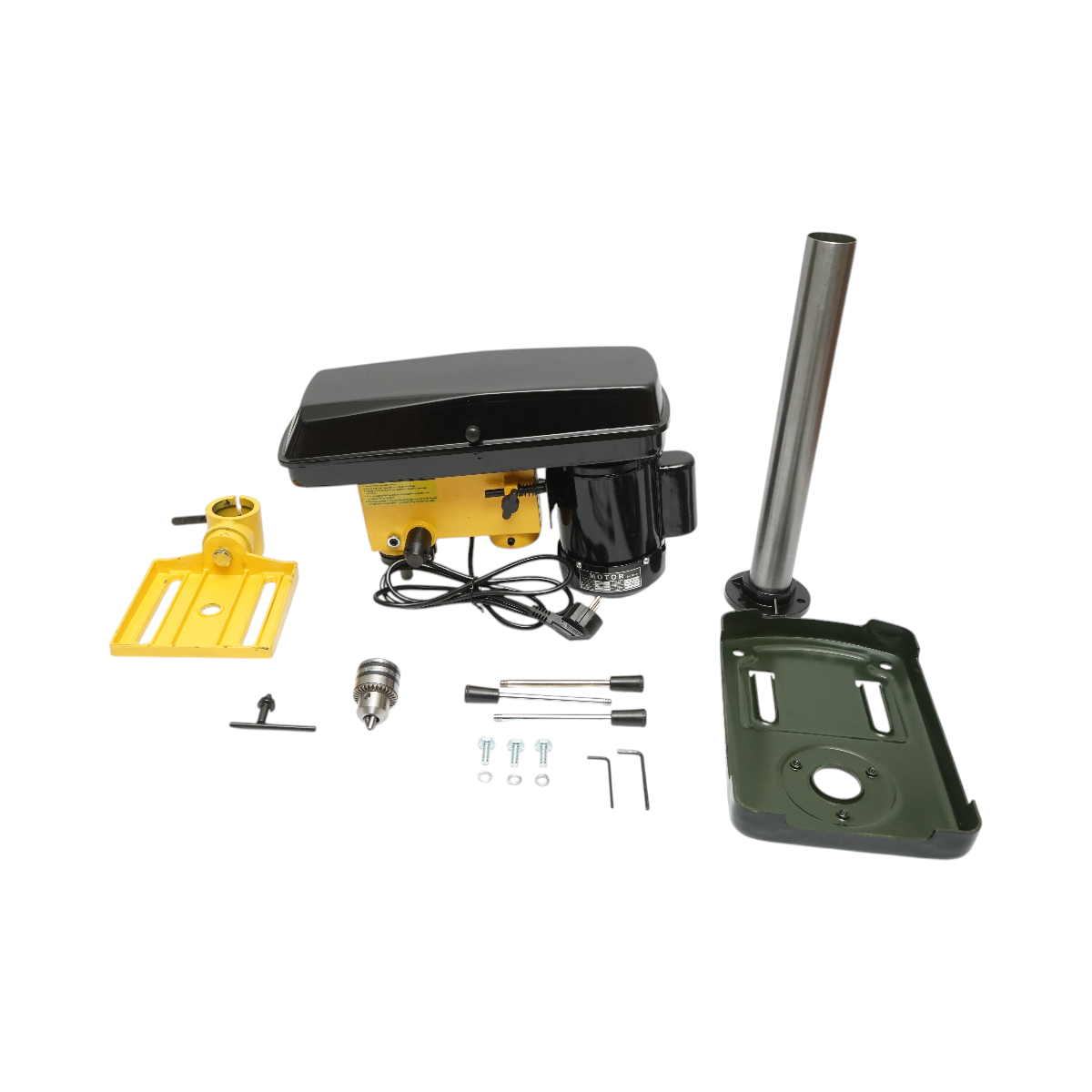 Masina de gaurit cu coloana 350W, 220V, 5 viteze 620-2620 RPM, mandrina 13mm Crownman - imagine 6