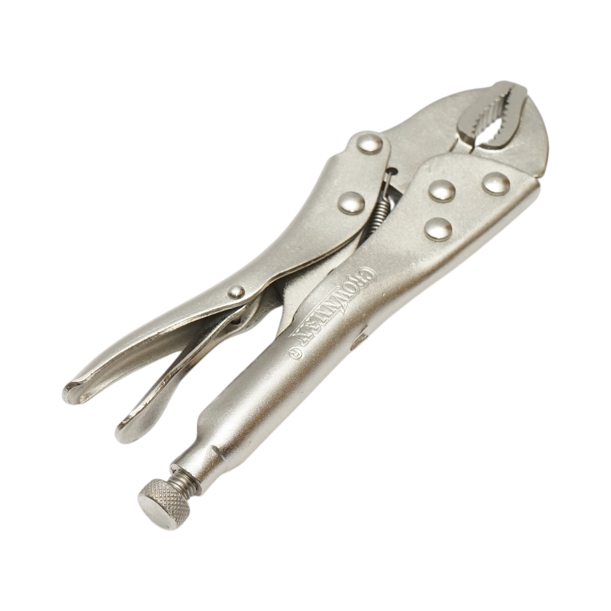 Cleste autoblocant cu falci curbate multifunctional 180mm profesional Crownman - imagine 4