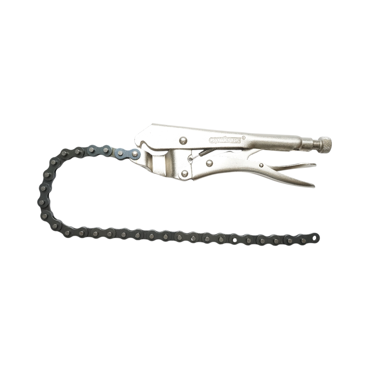 Cleste autoblocant cu lant multifunctional 250mm profesional Crownman - imagine 2
