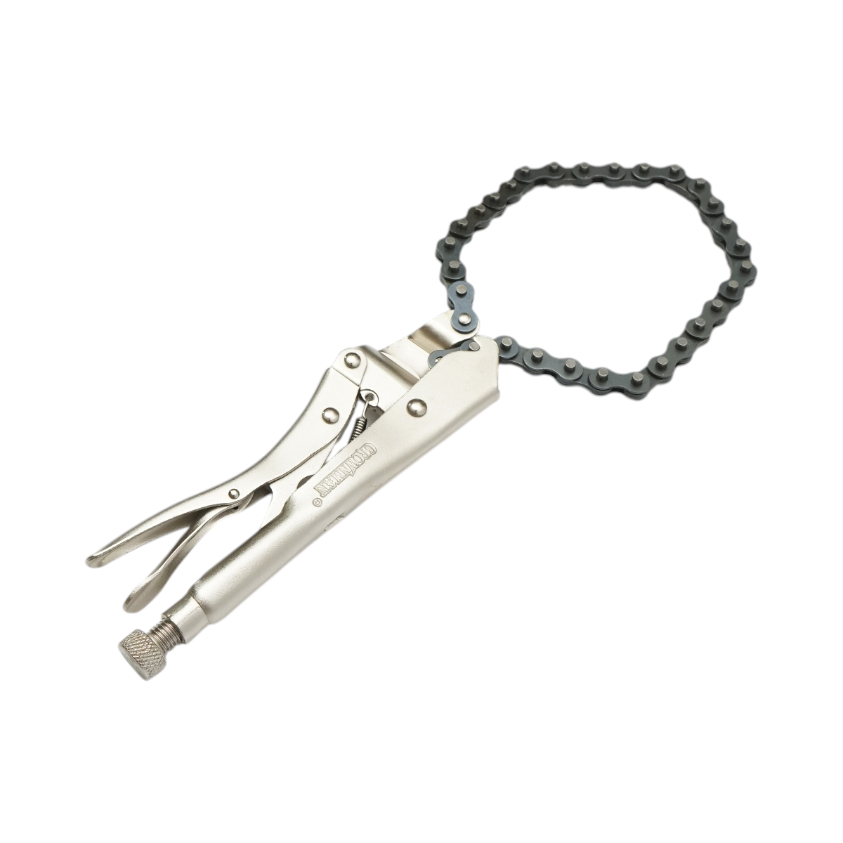 Cleste autoblocant cu lant multifunctional 250mm profesional Crownman - imagine 4