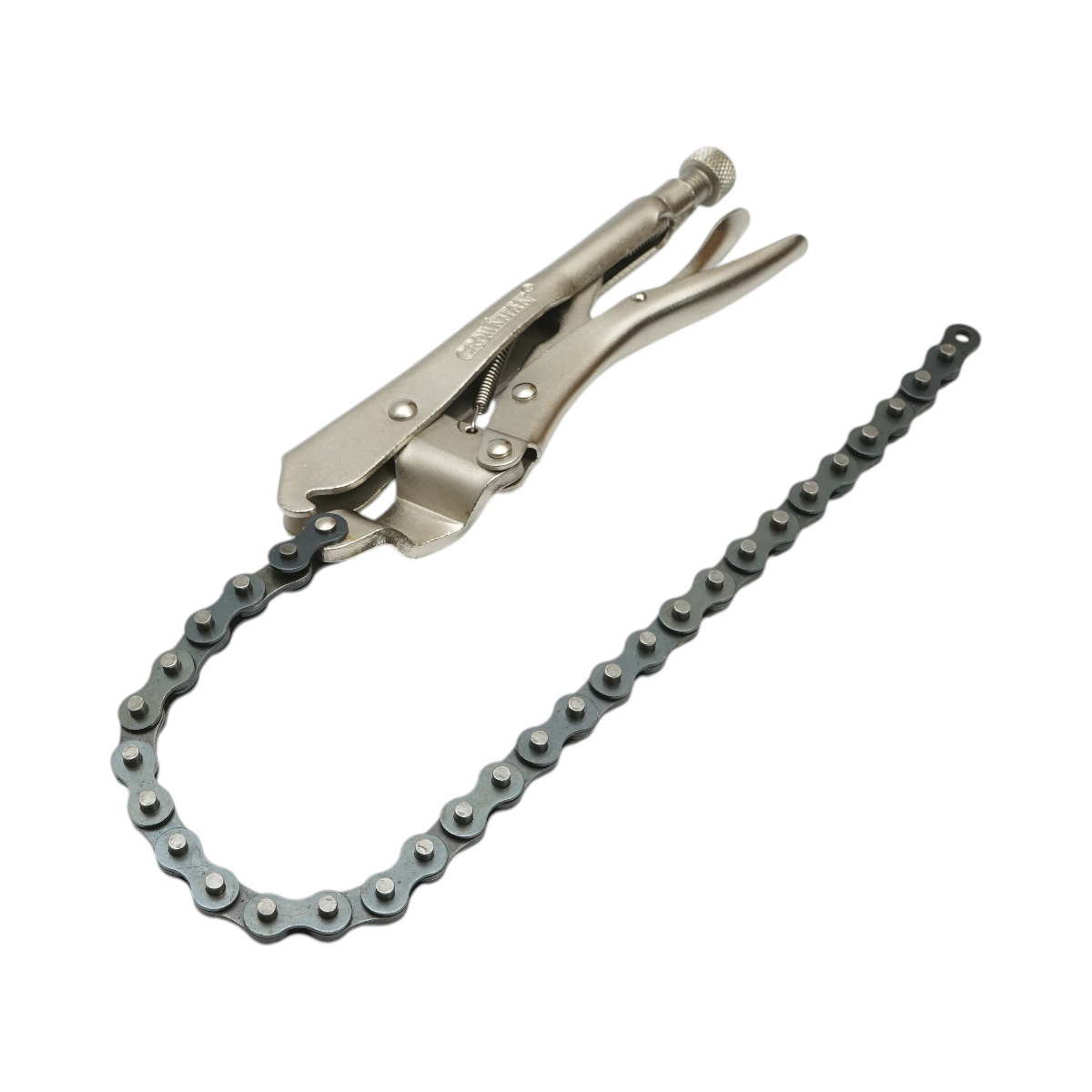 Cleste autoblocant cu lant multifunctional 250mm profesional Crownman - imagine 3