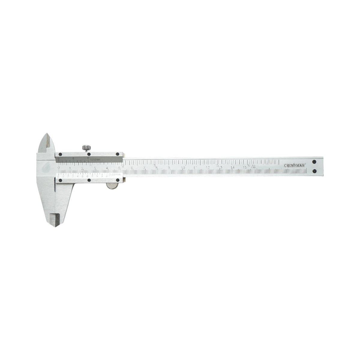 Subler mecanic 150mm, scala gradata in mm/cm/inch Crownman - imagine 2