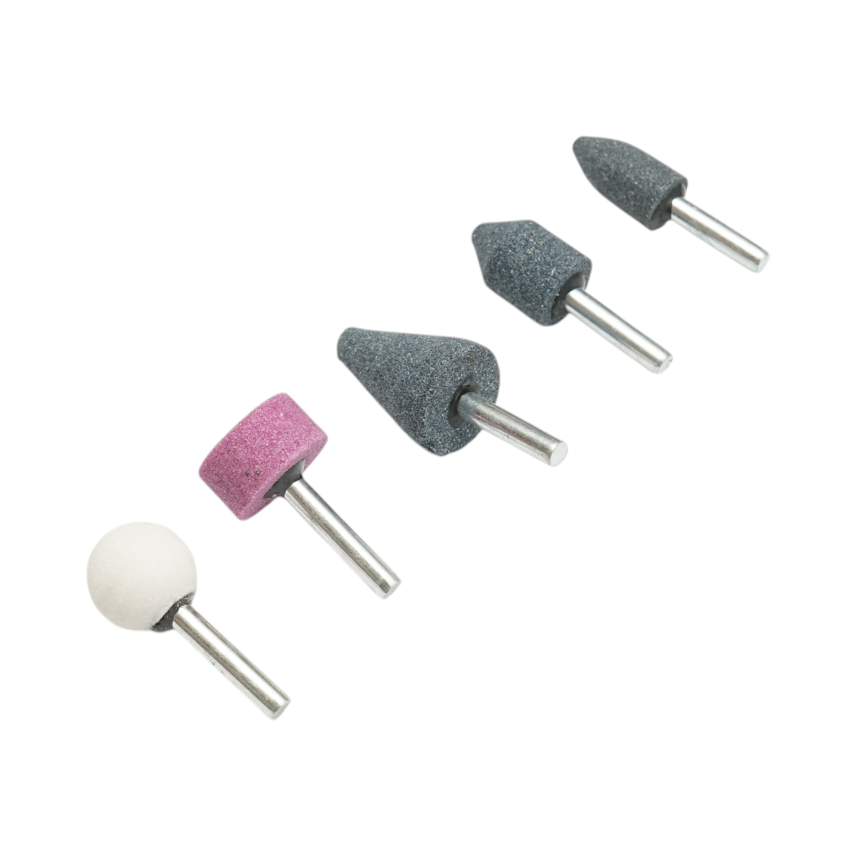 Set 5 pietre slefuire cu tija 6mm Crownman - imagine 4