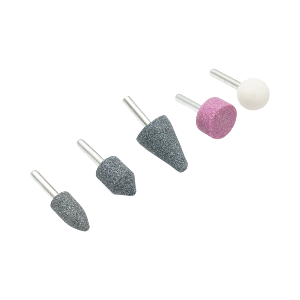 Set 5 pietre slefuire cu tija 6mm Crownman - imagine 2
