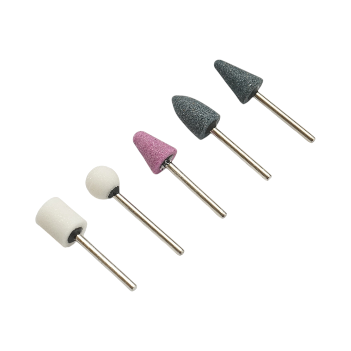 Set 5 pietre slefuire cu tija 3mm Crownman - imagine 4