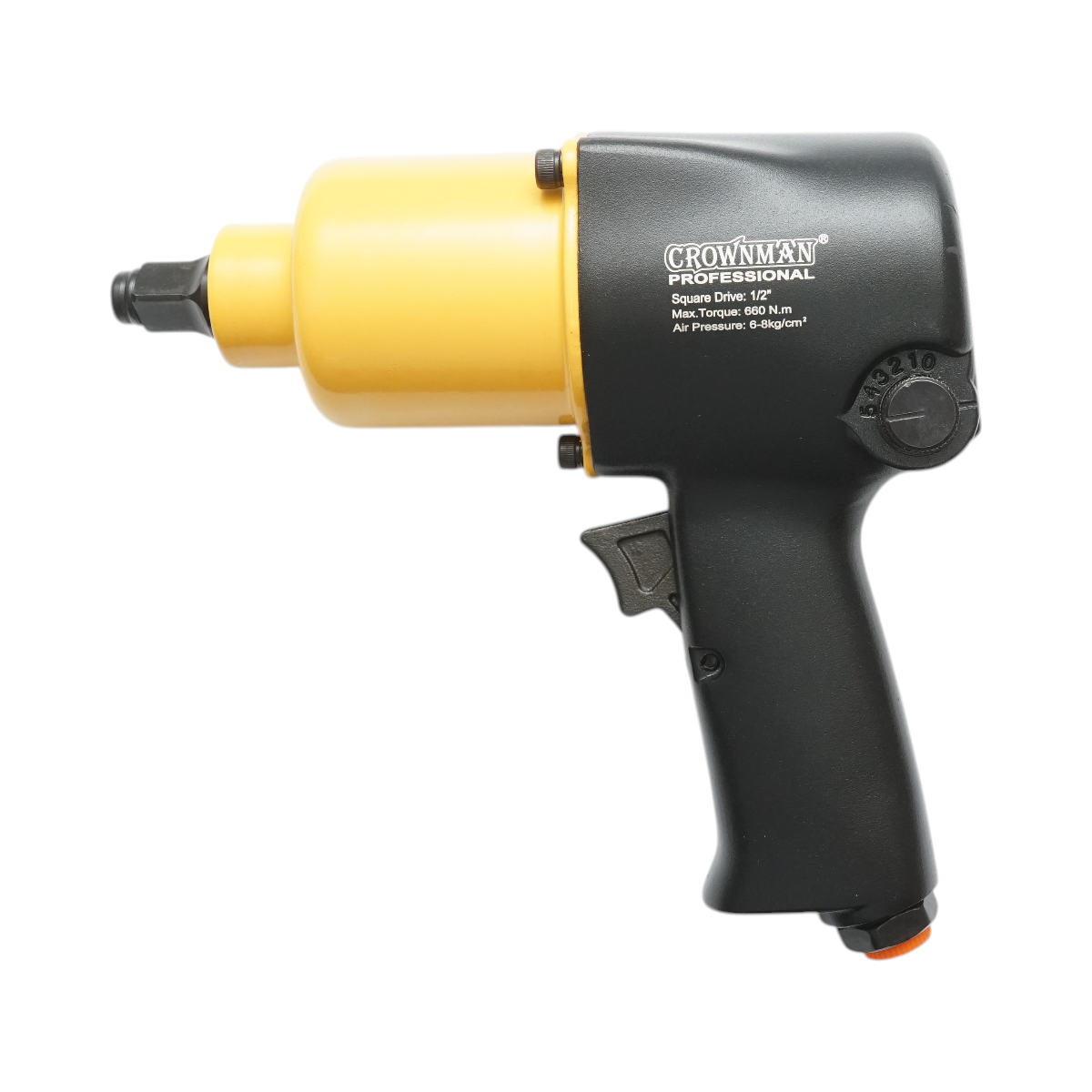 Pistol pneumatic de impact reversibil 1/2 inch, 660Nm, 8500rpm, presiune maxima 8 bar Crownman - imagine 2