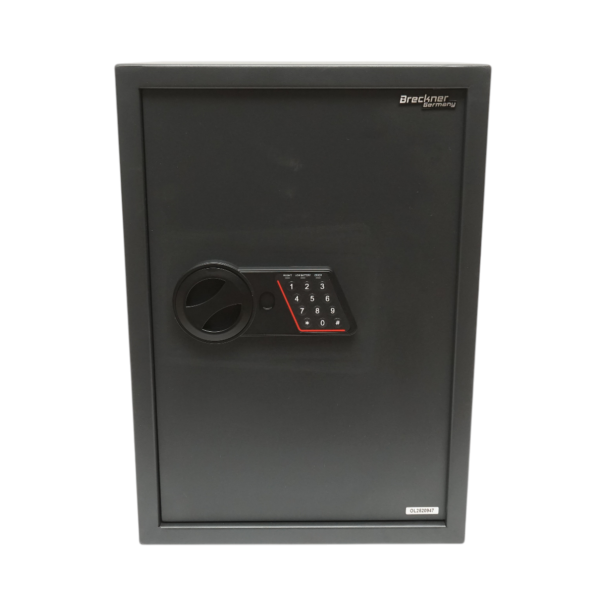 Seif mobila cu inchidere electronica si 2 chei 500x350x310mm Breckner Germany