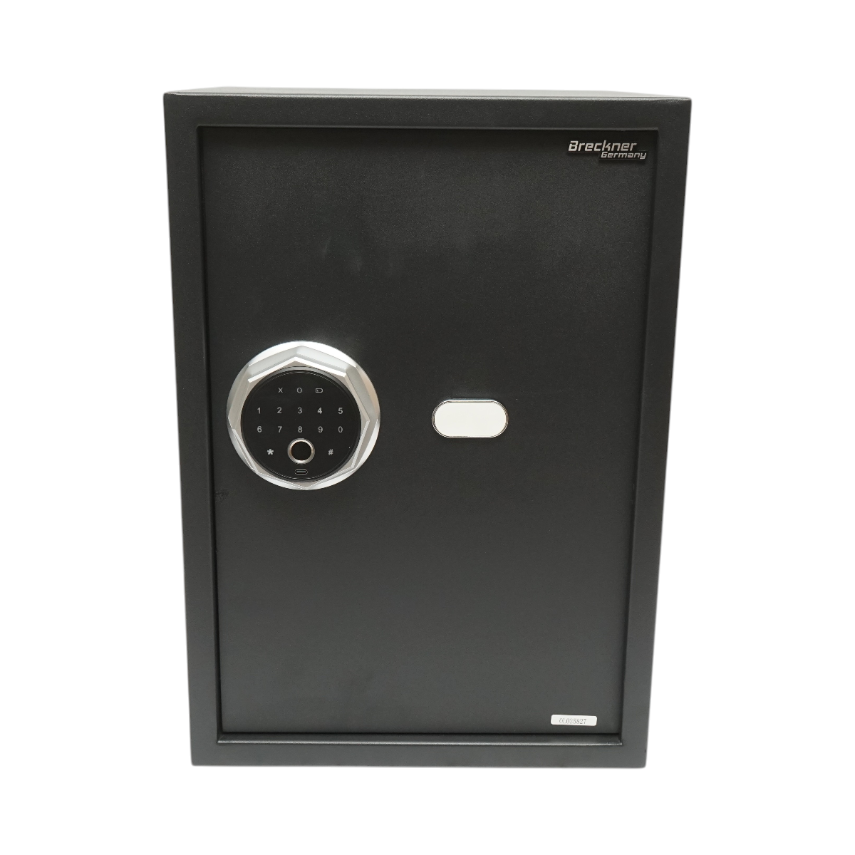 Seif mobila cu amprenta, alarma, inchidere electronica si 2 chei 500x350x310mm Breckner Germany