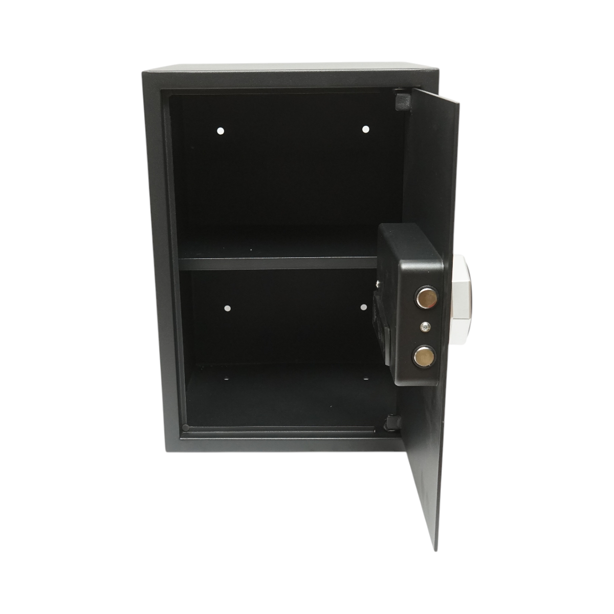 Seif mobila cu amprenta, alarma, inchidere electronica si 2 chei 500x350x310mm Breckner Germany - imagine 5