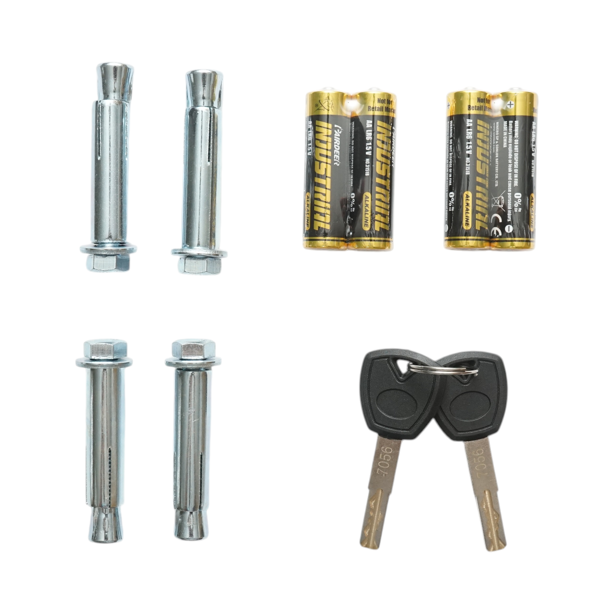 Seif mobila cu amprenta, alarma, inchidere electronica si 2 chei 500x350x310mm Breckner Germany - imagine 6