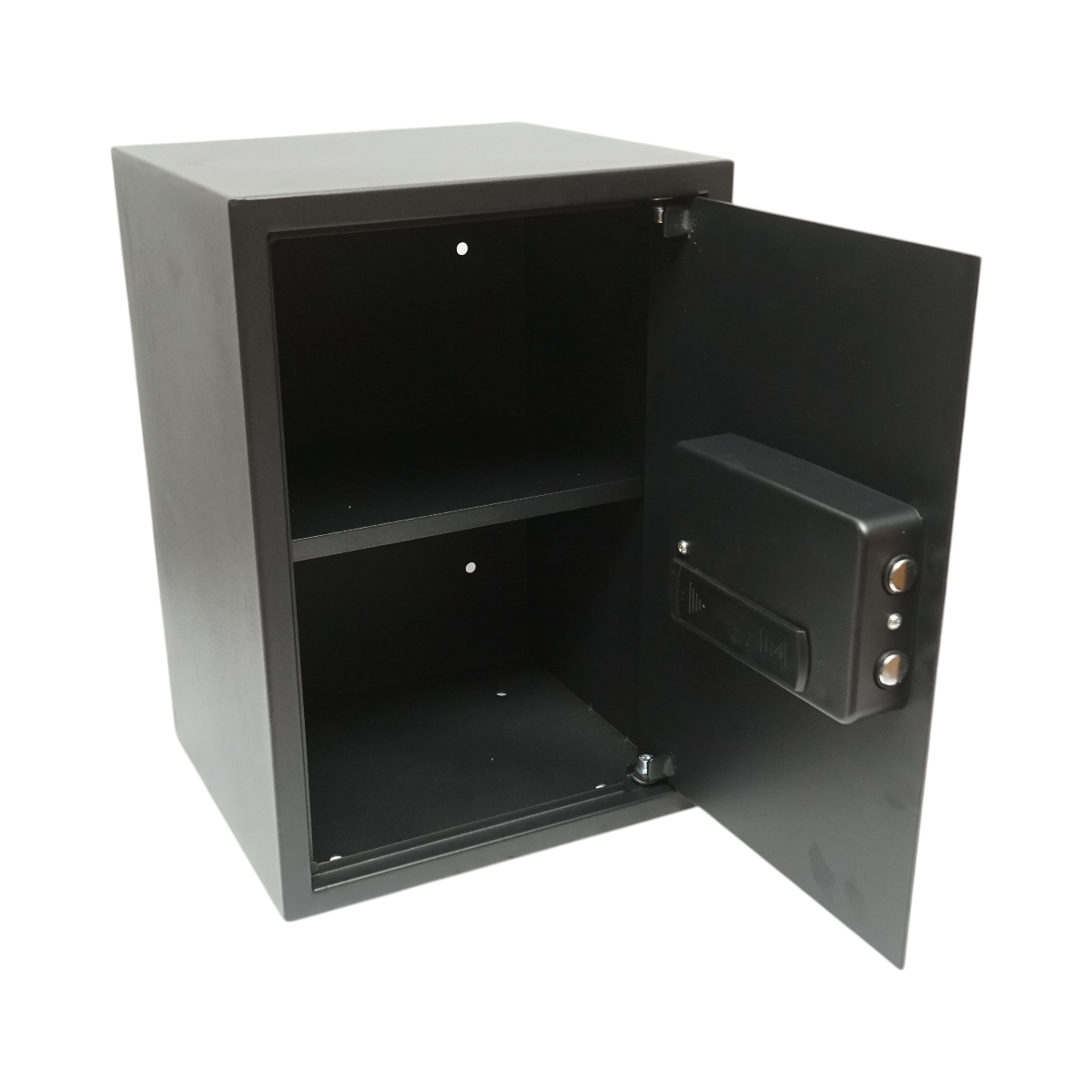 Seif mobila cu amprenta, alarma, inchidere electronica si 2 chei 500x350x310mm Breckner Germany - imagine 4