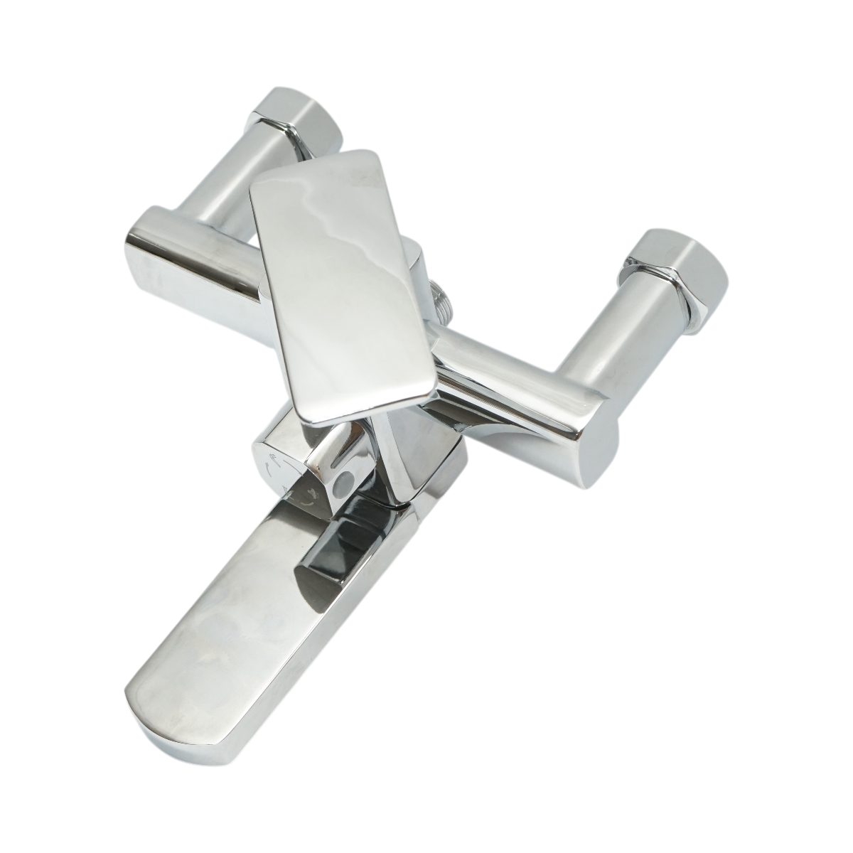 Set dus multifunctional de perete cu dus de mana, pipa cada, dus dreptunghiular, cartus ceramic, crom lucios - imagine 6