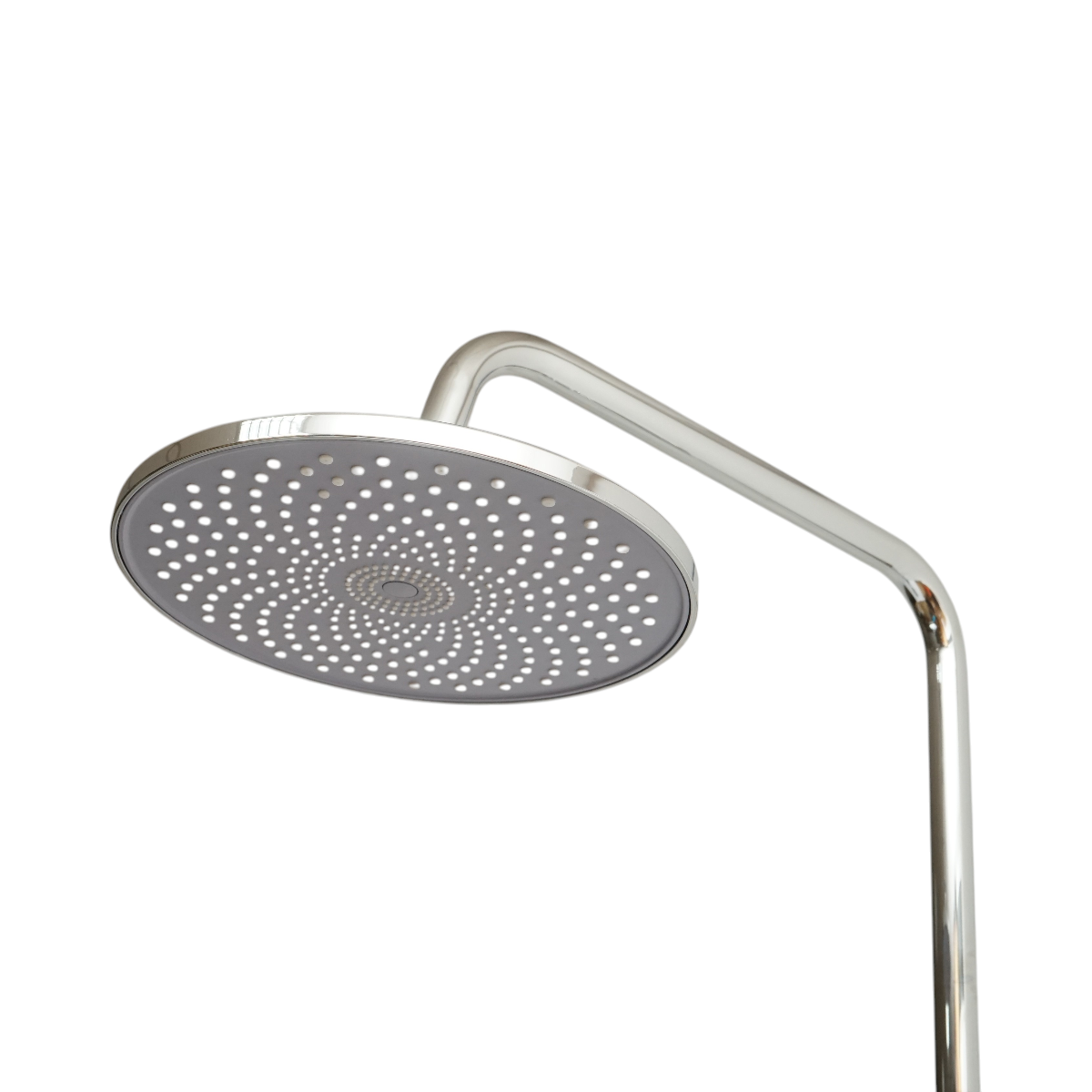 Set dus multifunctional de perete cu dus de mana, pipa cada, dus rotund, cartus ceramic, crom lucios - imagine 5