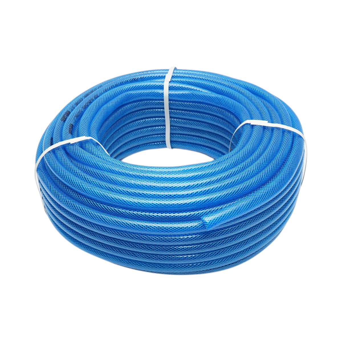 Furtun gradina PVC transparent 1/2 inch (12.7mm) cu insertie textila impletita 50m/rola Breckner Germany