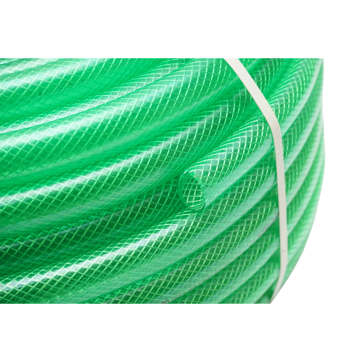 Furtun gradina PVC transparent 3/4 inch (19mm) cu insertie textila impletita 50m/rola Breckner Germany - imagine 3