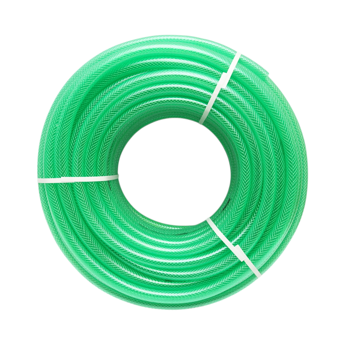 Furtun gradina PVC transparent 3/4 inch (19mm) cu insertie textila impletita 50m/rola Breckner Germany - imagine 2