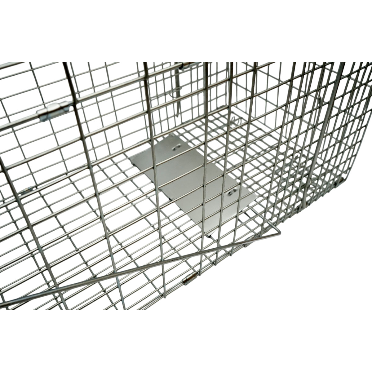 Capcana animale salbatice tip colivie robusta metalica 78x30x32cm - imagine 6