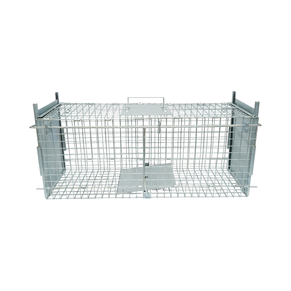 Capcana animale salbatice tip colivie pliabila metalica 75x26x30cm