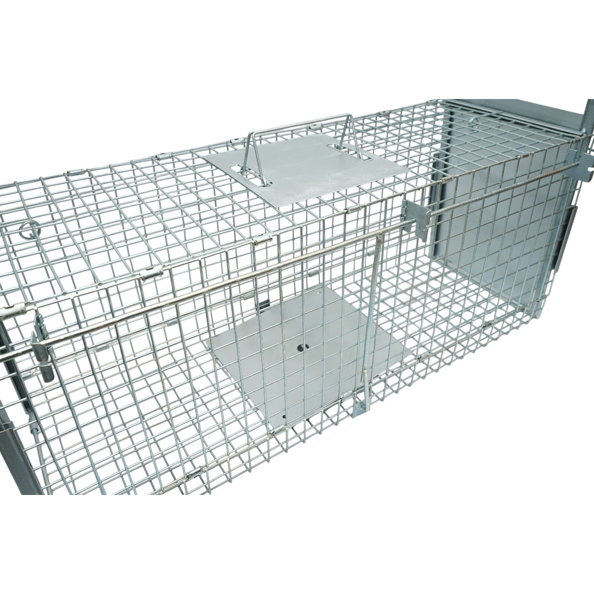 Capcana animale salbatice tip colivie pliabila metalica 75x26x30cm - imagine 5