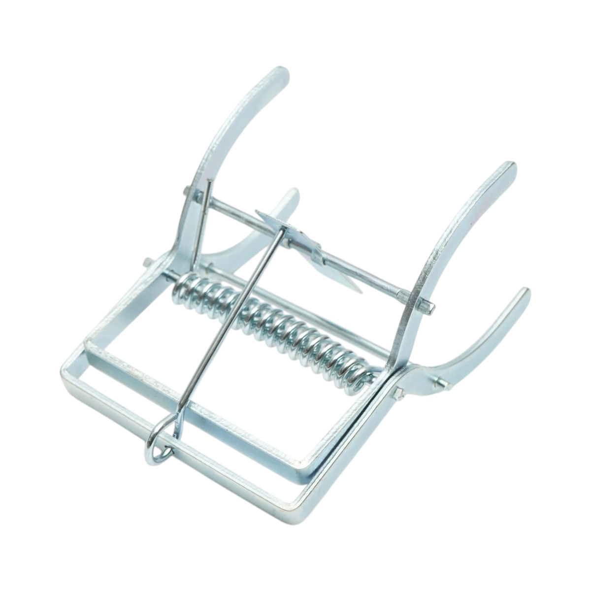 Capcana otel mecanica tip cleste pentru cartite, popandai si soareci de camp 14x12x26cm - imagine 5