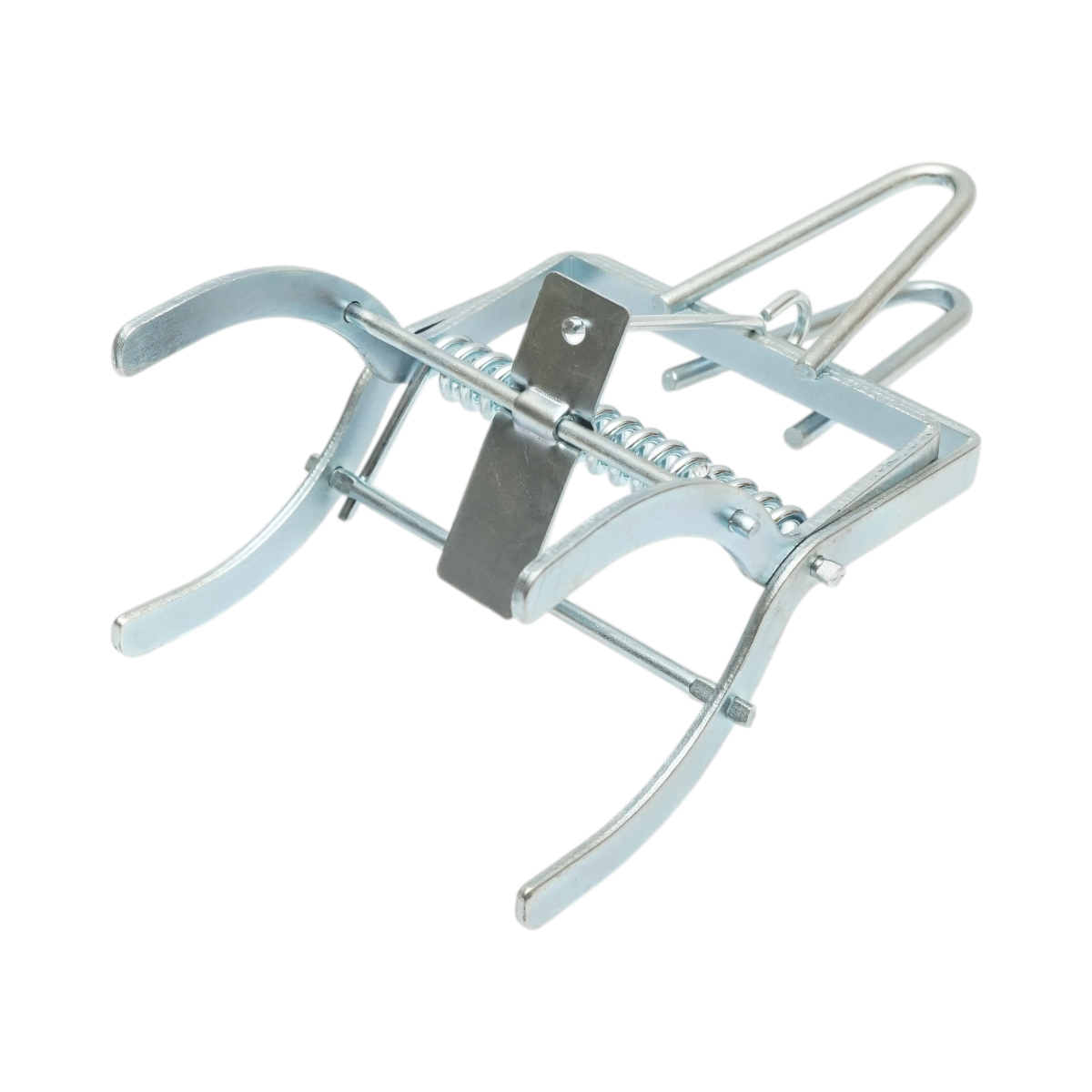 Capcana otel mecanica tip cleste pentru cartite, popandai si soareci de camp 21x12x15cm - imagine 6