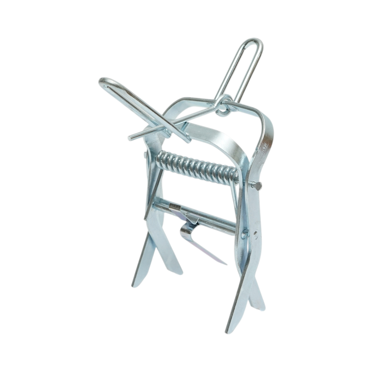 Capcana otel mecanica tip cleste pentru cartite, popandai si soareci de camp 21x12x15cm