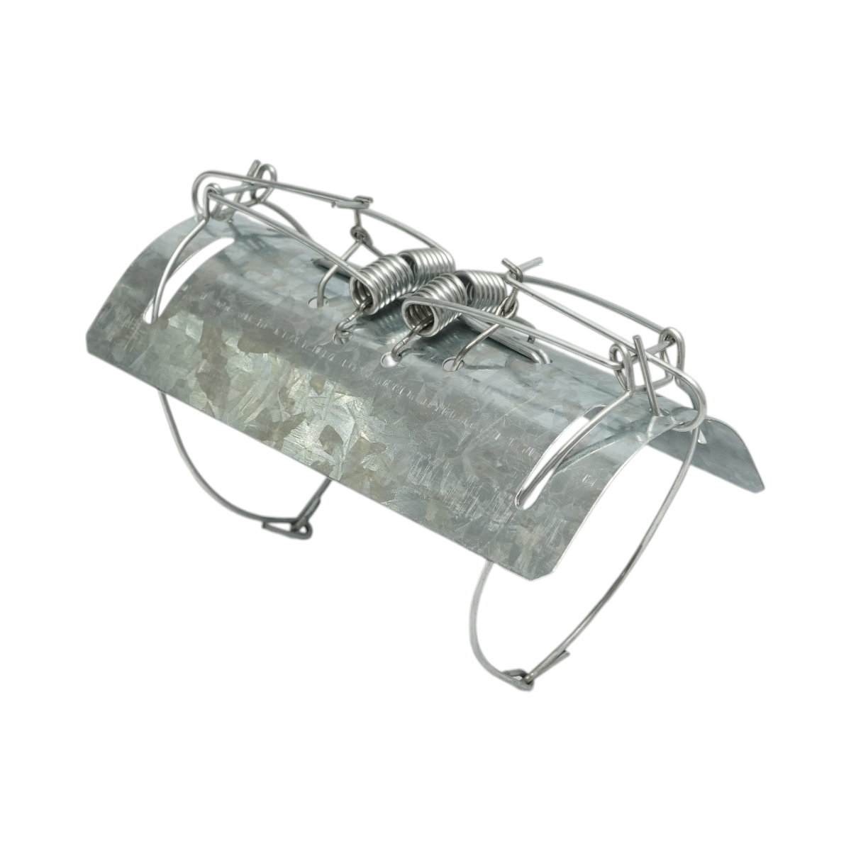 Capcana otel mecanica dubla cu arc tip tunel pentru cartite, popandai si soareci de camp 15x9x7.5cm