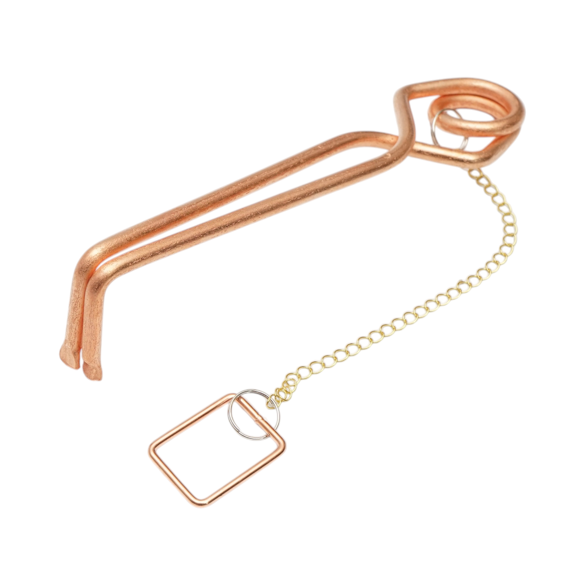 Capcana otel clasica cu arc si lant pentru cartite, popandai si soareci de camp 17x9x7cm - imagine 4