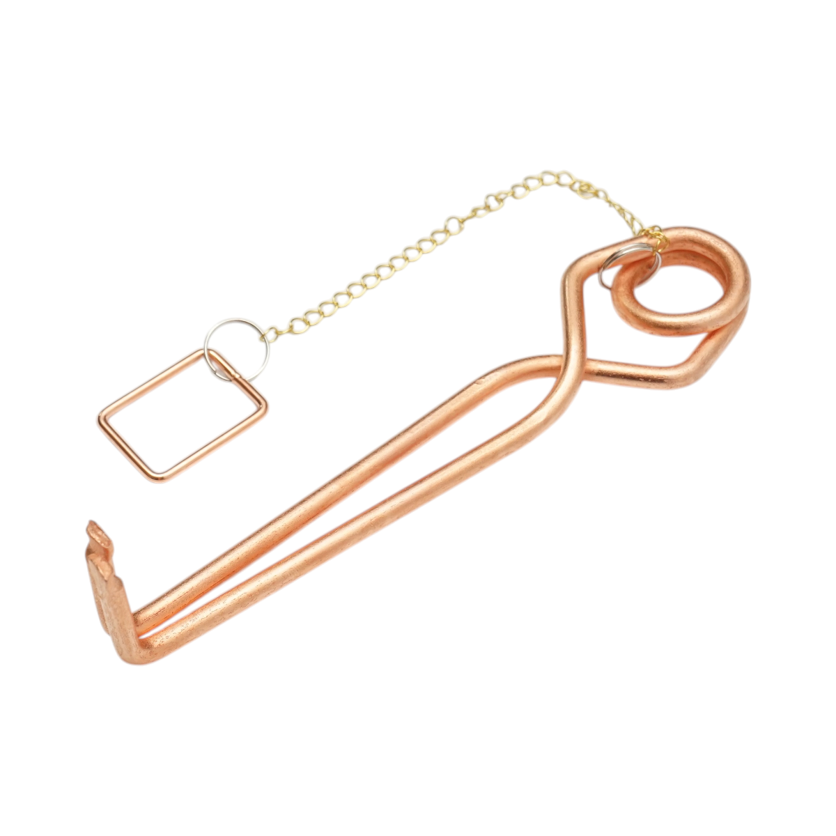 Capcana otel clasica cu arc si lant pentru cartite, popandai si soareci de camp 17x9x7cm