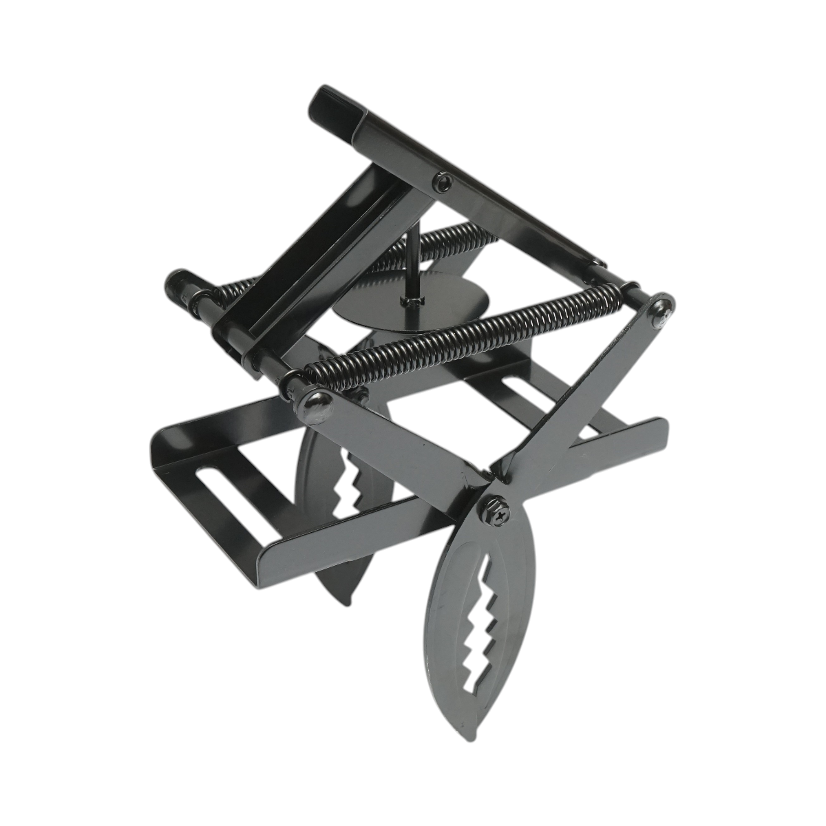 Capcana otel tip cleste cu falci zimtate pentru cartite, popandai si soareci de camp 30x15x20cm