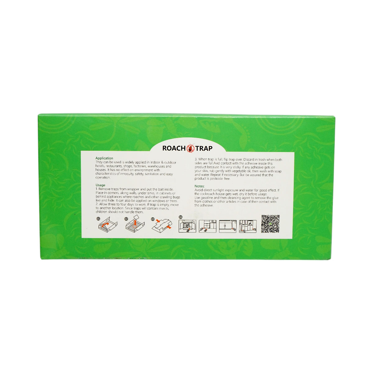 Set 12 capcane adezive cu lipici si momeala pentru gandaci si insecte 10x15cm - imagine 6