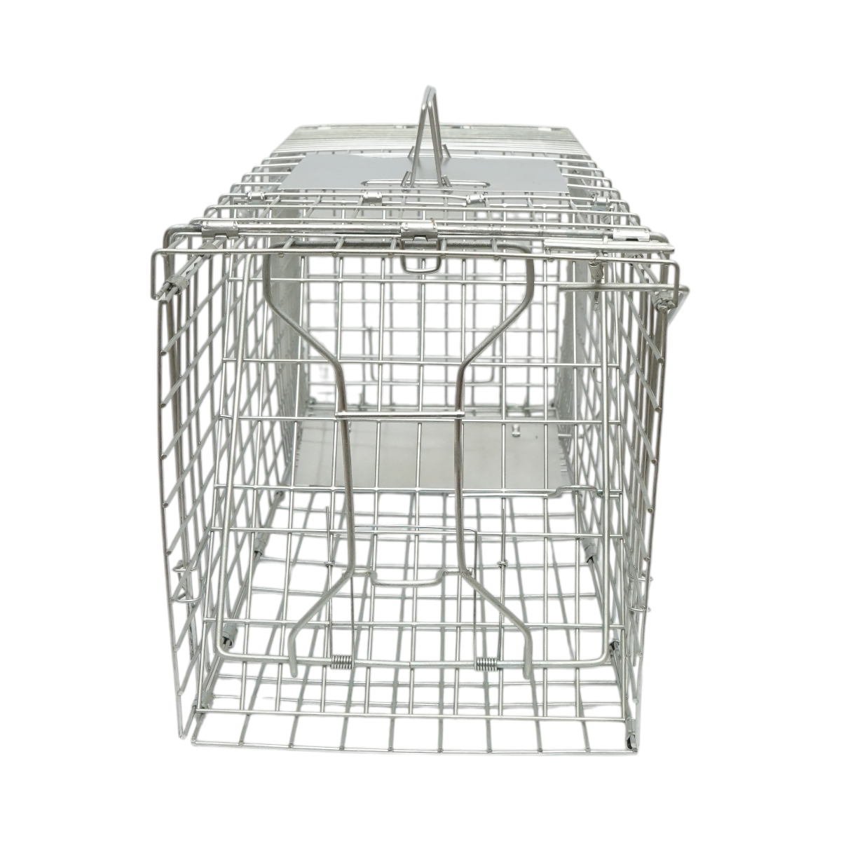 Capcana animale salbatice tip colivie robusta metalica 66x25x25cm - imagine 2