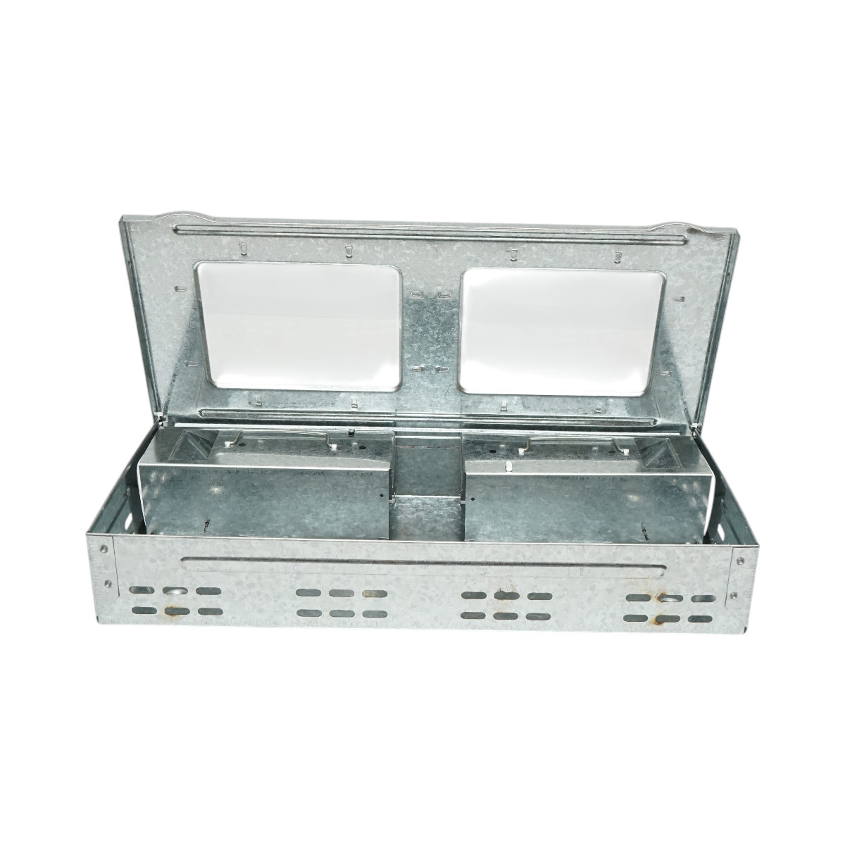 Capcana soareci metalica galvanizata profesionala 36.3x16.1x6.1cm - imagine 2