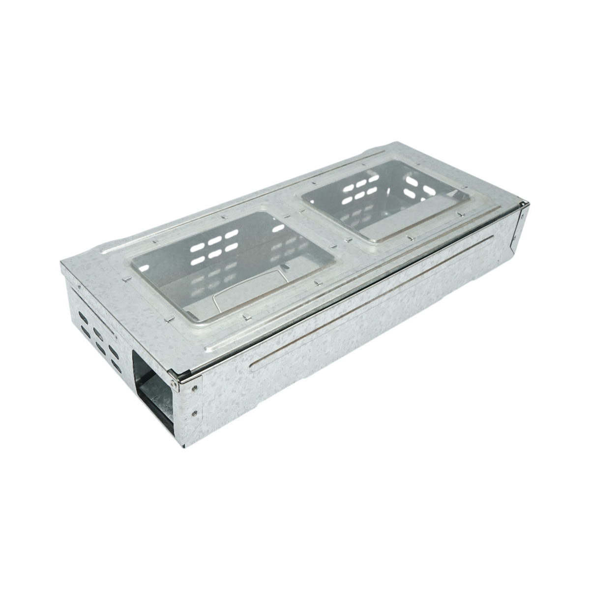 Capcana soareci metalica galvanizata profesionala 36.3x16.1x6.1cm - imagine 4