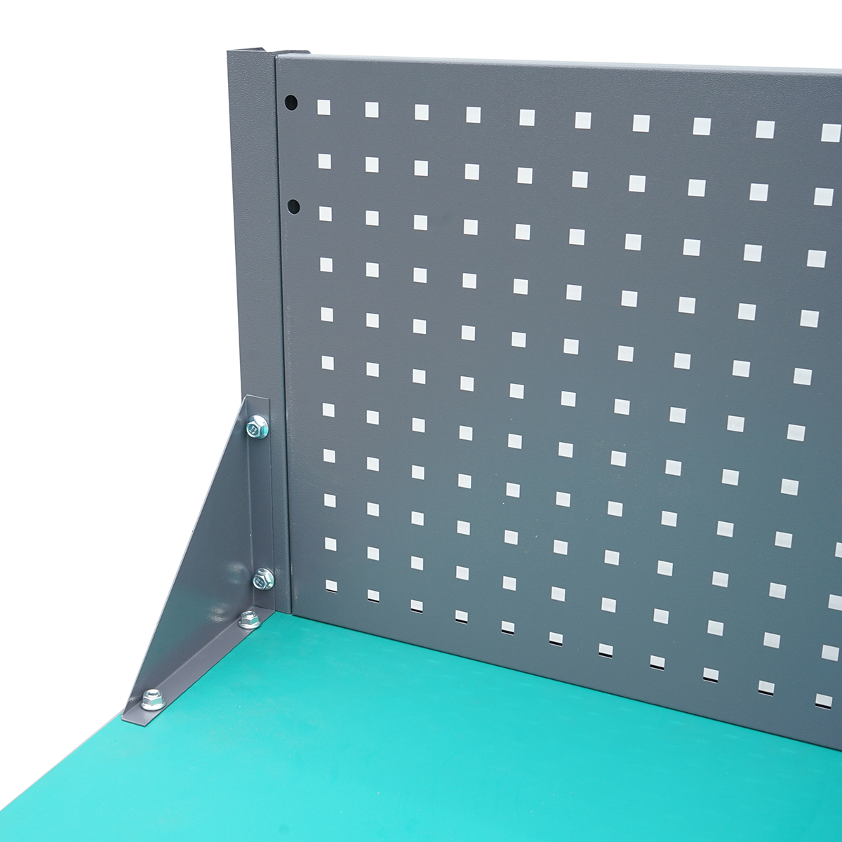 Masa, banc de lucru atelier cu priza 220V si panou perforat 1800x750x800+450mm - imagine 6