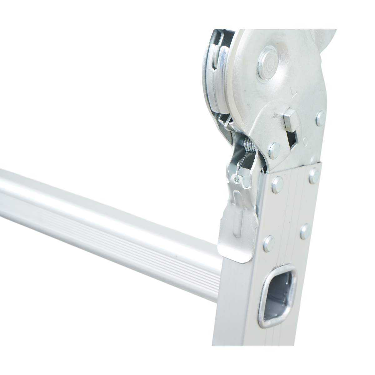 Scara aluminiu multifunctionala 3.7m, 4x4 trepte, sarcina maxima 150kg - imagine 10