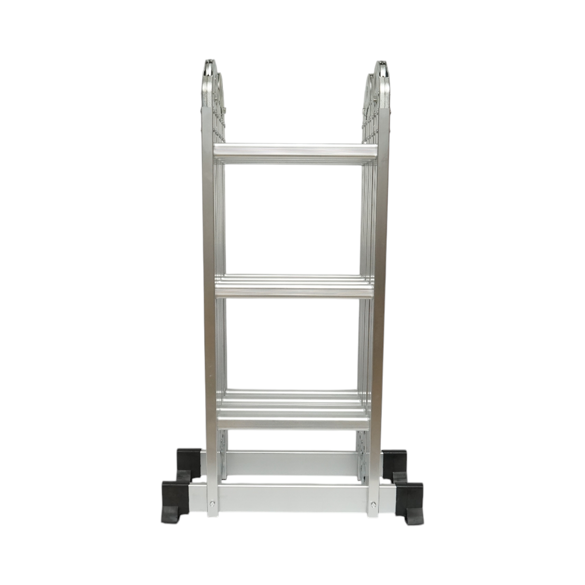 Scara aluminiu multifunctionala 3.7m, 4x4 trepte, sarcina maxima 150kg - imagine 6