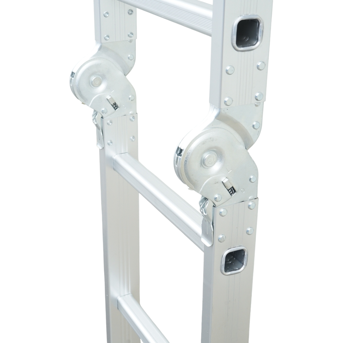 Scara aluminiu multifunctionala 3.7m, 4x4 trepte, sarcina maxima 150kg - imagine 8