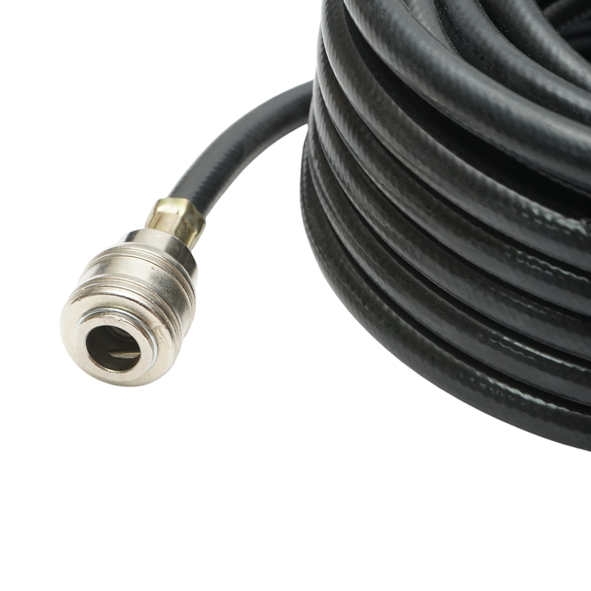 Furtun aer compresor 12m PVC 6x11mm si cuple rapide universale - imagine 3