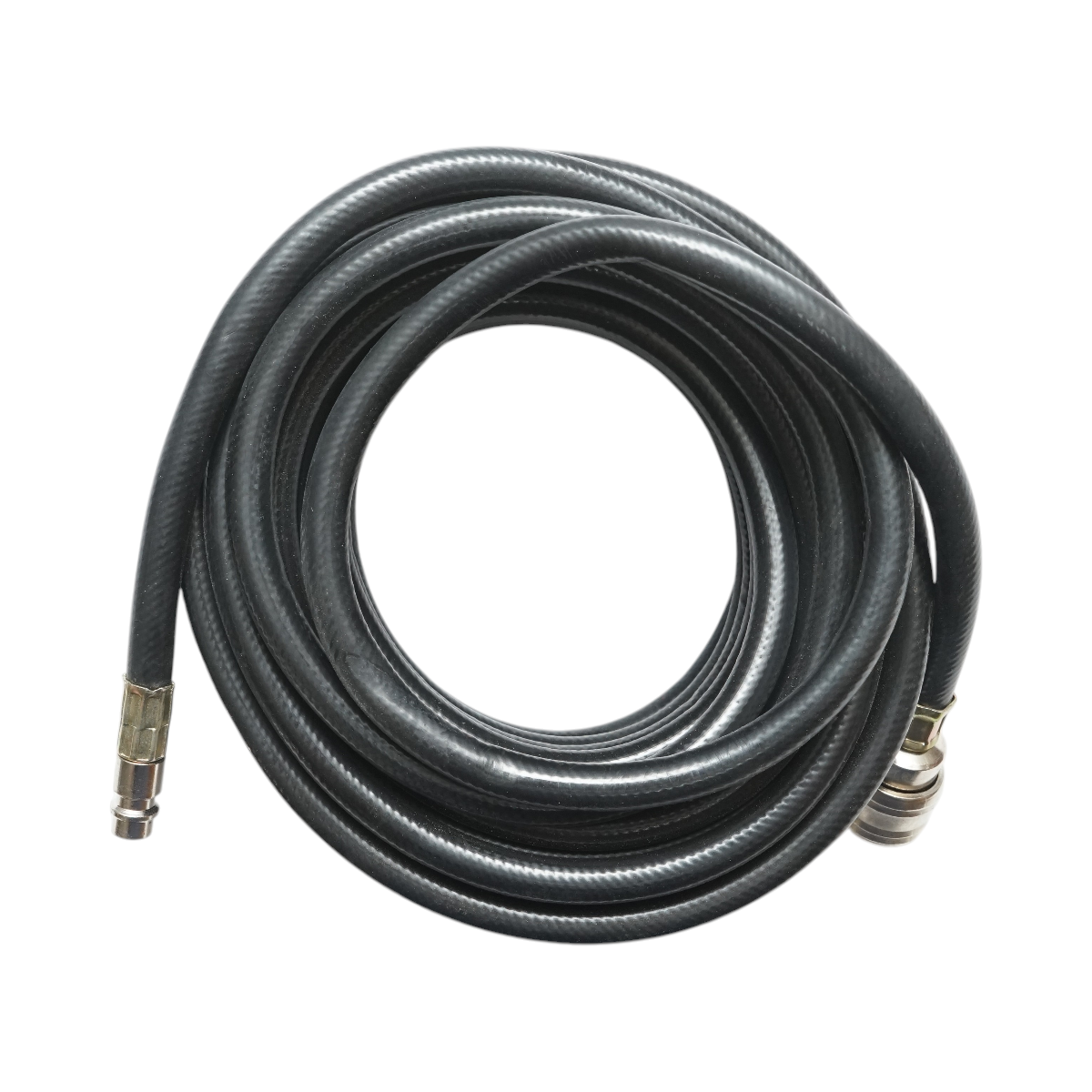 Furtun aer compresor 12m PVC 6x11mm si cuple rapide universale - imagine 2