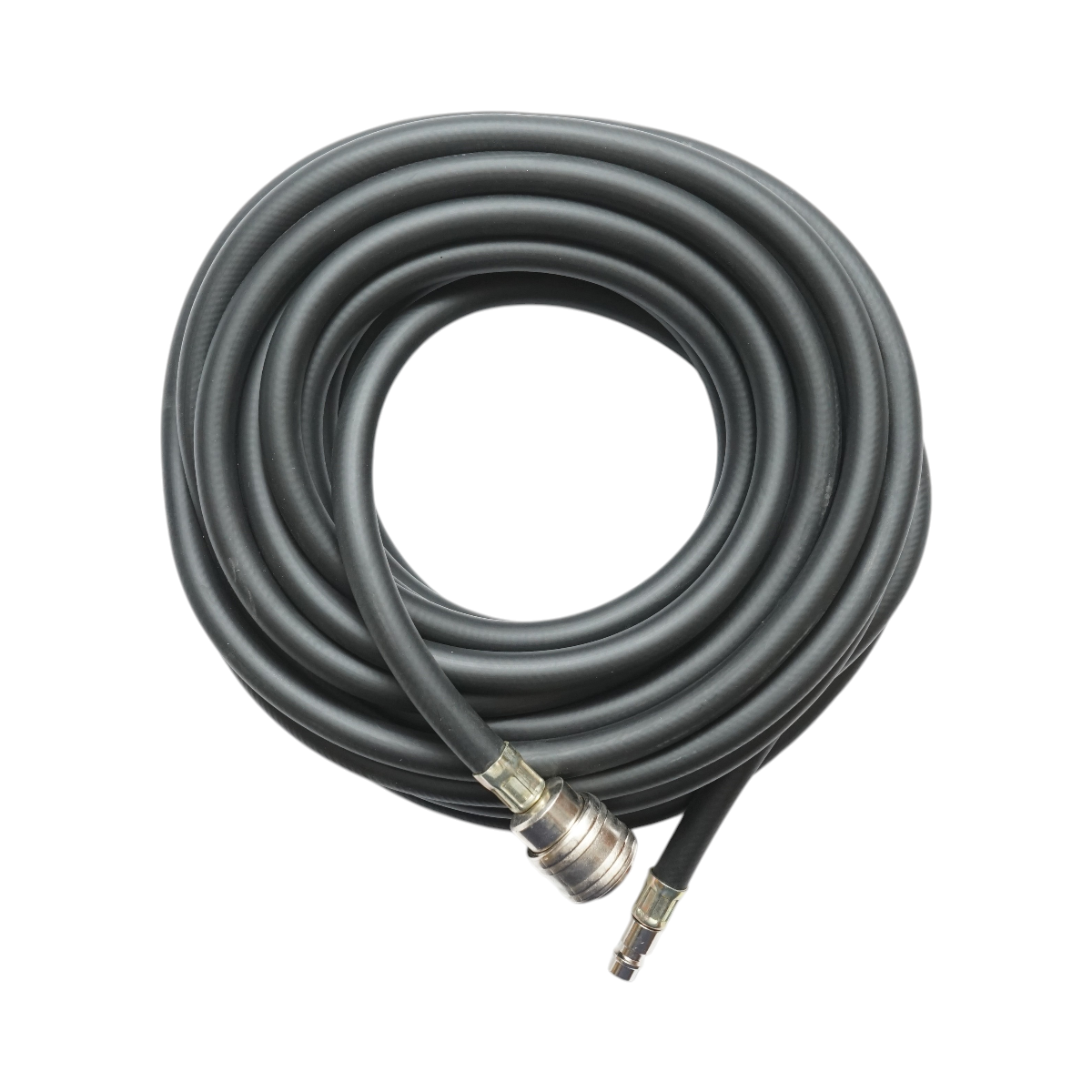 Furtun aer compresor 12m cauciucat 6x12mm si cuple rapide universale - imagine 2