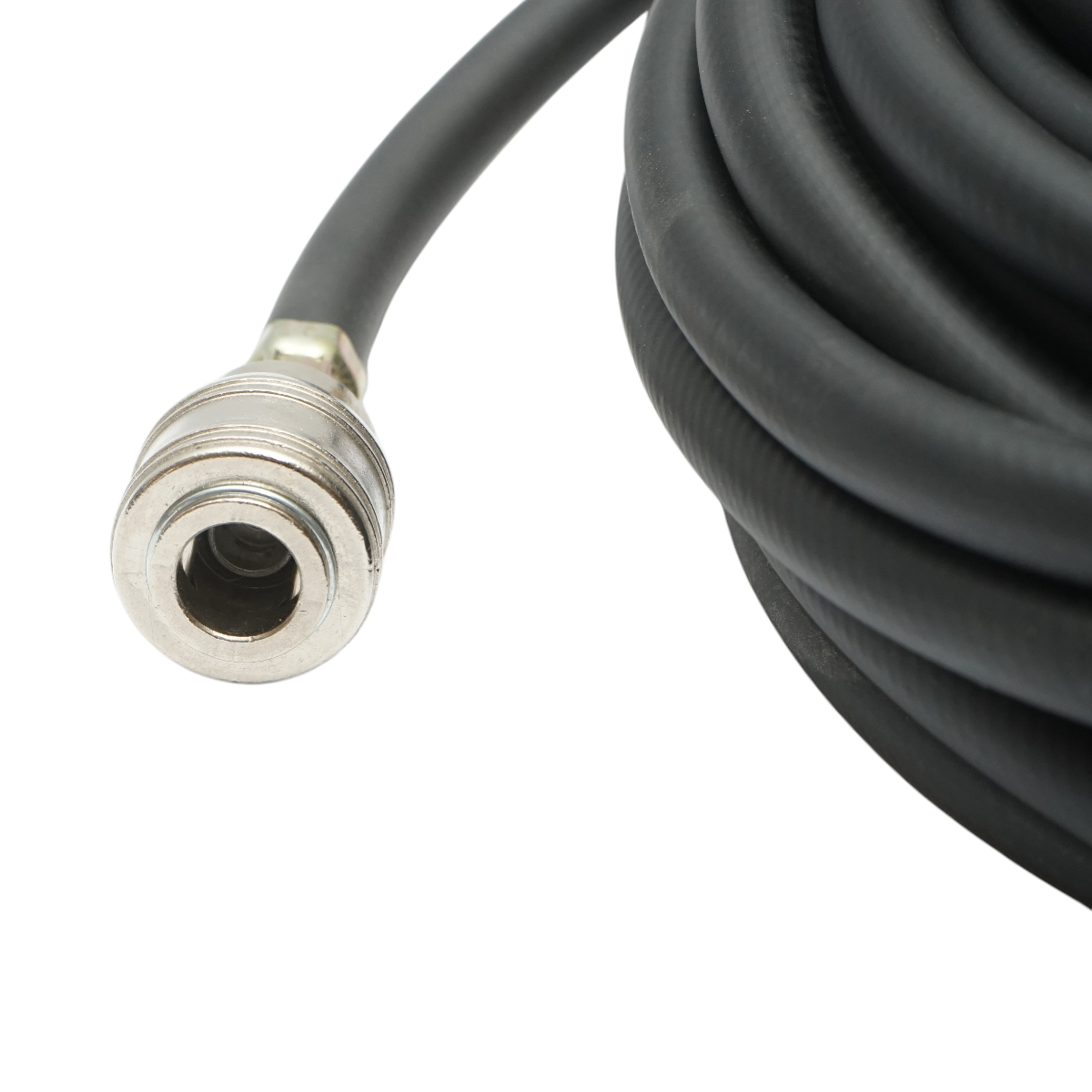 Furtun aer compresor 12m cauciucat 6x12mm si cuple rapide universale - imagine 3